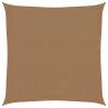 Sunshade Sail 160 gm² Taupe 2x2 m HDPE | Hipomarket