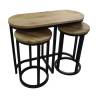 HSM Collection 3 Piece Side Table Set - Stylish & Sturdy