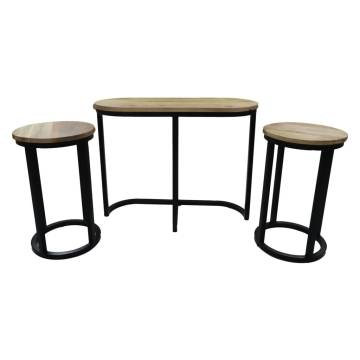 HSM Collection 3 Piece Side Table Set - Stylish & Sturdy