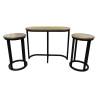 HSM Collection 3 Piece Side Table Set - Stylish & Sturdy