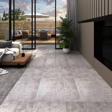 Self-Adhesive PVC Flooring Planks - Earth Grey | Hipomarket