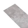 Self-Adhesive PVC Flooring Planks - Earth Grey | Hipomarket