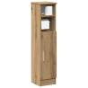  Bathroom Cabinet with Roll Holder Artisan Oak 20.5x22x90 cm Colour artisan oak Number of 1 