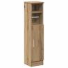 Bathroom Cabinet with Roll Holder - Artisan Oak 20.5x22x90 cm