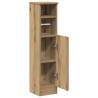 Bathroom Cabinet with Roll Holder - Artisan Oak 20.5x22x90 cm