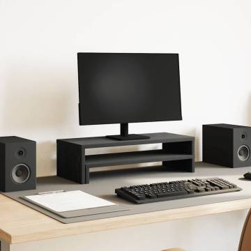 Monitor Stand Black Oak - Stylish & Practical | HipoMarket UK