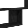 Wall Shelves 2 pcs Black Oak | Stylish & Durable Storage Solution