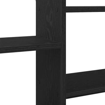 Wall Shelf Black Oak - Stylish & Space-Saving | HipoMarket