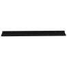 Stylish Black Wall Shelves - 4 pcs, 115x9x3 cm | HipoMarket