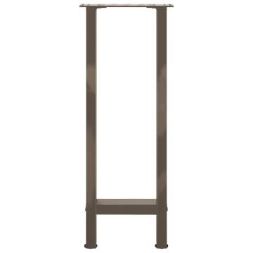 Natural Steel Coffee Table Legs - 28x(72-73) cm | HipoMarket