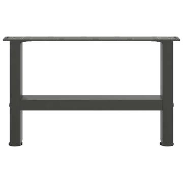 Coffee Table Legs Anthracite 50x(30-31) cm - Durable Steel Design