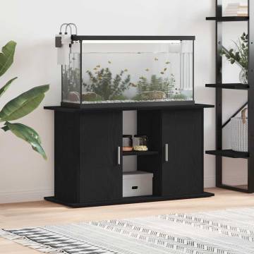 Aquarium Stand Black Oak - Durable & Stylish | HipoMarket