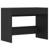 Desk Black Oak 101x50x76.5 cm - Durable Engineered Wood