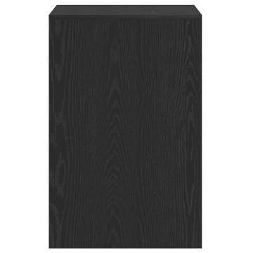 Desk Black Oak 101x50x76.5 cm - Durable Engineered Wood