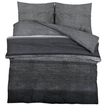 Dark Grey Duvet Cover Set 140x200 cm | 100% Cotton | Hipomarket