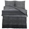 Dark Grey Duvet Cover Set 140x200 cm | 100% Cotton | Hipomarket