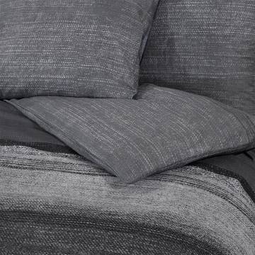 Dark Grey Duvet Cover Set 140x200 cm | 100% Cotton | Hipomarket