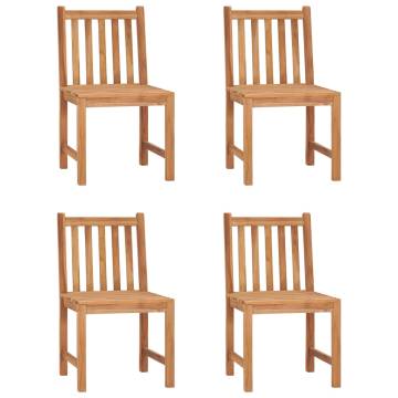 5 Piece Garden Dining Set - Solid Teak Wood | Hipo Market