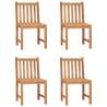 5 Piece Garden Dining Set - Solid Teak Wood | Hipo Market