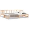 Pull-out Day Bed - Versatile Solid Pinewood Sofa & Bed