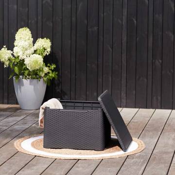 Keter Garden Storage Table Box - Claire Graphite | HiPo Market