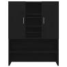 Washing Machine Cabinet Black Oak 70.5x25.5x90 cm | Hipo Market