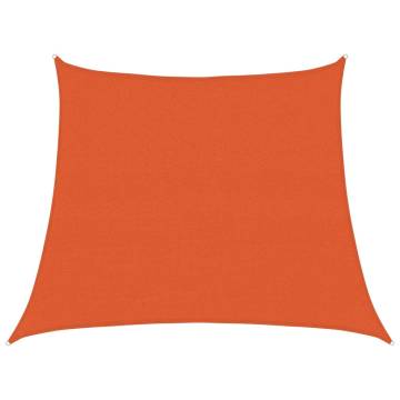 Sunshade Sail 160 gm² Trapezium Orange 34x3 m - HDPE