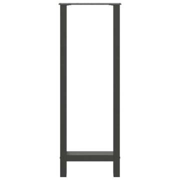 Coffee Table Legs Anthracite | Durable Steel | 40x(110-111) cm