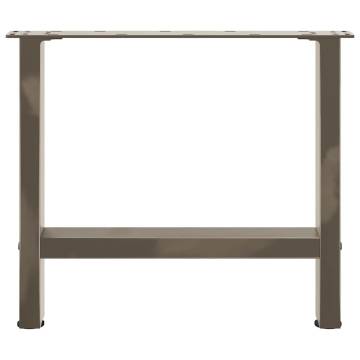 Stylish Natural Steel Coffee Table Legs - 50x(42-43) cm | Hipomarket