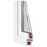 Basement Window RISOR 50x50 cm Tilt & Turn White - Durable & Safe