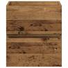 Elegant Bathroom Sink Cabinet in Old Wood | 41x38.5 cm