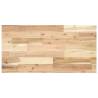 Floating Shelves 4 pcs | Untreated Solid Wood Acacia - Hipomarket