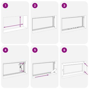 Basement Window RISOR 80x60 cm Tilt & Turn - Durable & Secure