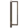 Bar Table Legs T-Shaped - Durable Natural Steel | Hipomarket