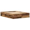 Old Wood Bed Frame 150x200 cm - Durable Engineered Wood | Hipomarket