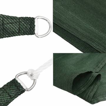 Dark Green Sunshade Sail 160 gm² | 6x6 m HDPE | Hipomarket