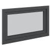 Basement Window RISOR 100x70 cm Tilt&Turn DIN Left Anthracite