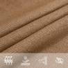 Taupe Sunshade Sail 5x5m - UV & Mould Resistant HDPE