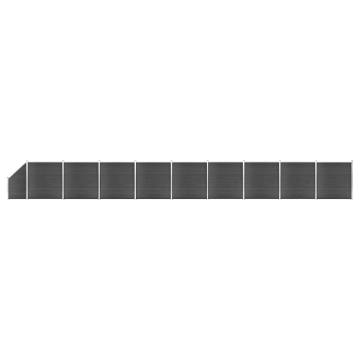 Durable WPC Fence Panel Set 1657x | Garden & Residential Use