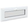 Basement Window RISOR 110x40 cm Tilt Glazing White - Durable & Safe