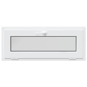 Basement Window RISOR 110x40 cm Tilt Glazing White - Durable & Safe