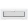 Basement Window RISOR 110x40 cm Tilt Glazing White - Durable & Safe