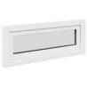 Basement Window RISOR 110x40 cm Tilt Glazing White - Durable & Safe