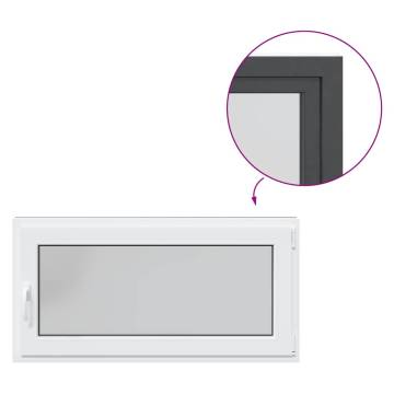 Basement Window RISOR 120x60 cm Tilt&Turn Anthracite - Durable & Secur