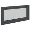 Basement Window RISOR 120x60 cm Tilt&Turn Anthracite - Durable & Secur