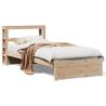 Wooden Bed Frame with Headboard 90x200 cm | Hipomarket