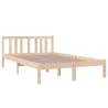 Solid Wood Bed Frame 120x200 cm - Modern & Sturdy Design