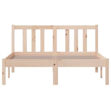 Solid Wood Bed Frame 120x200 cm - Modern & Sturdy Design