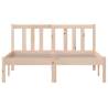 Solid Wood Bed Frame 120x200 cm - Modern & Sturdy Design