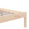 Solid Wood Bed Frame 120x200 cm - Modern & Sturdy Design